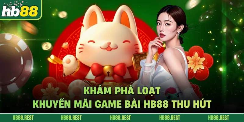 Khám phá loạt khuyến mãi game bài HB88 thu hút